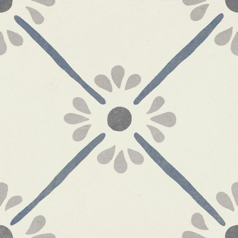 Noha Arles Blue Flower tegel
