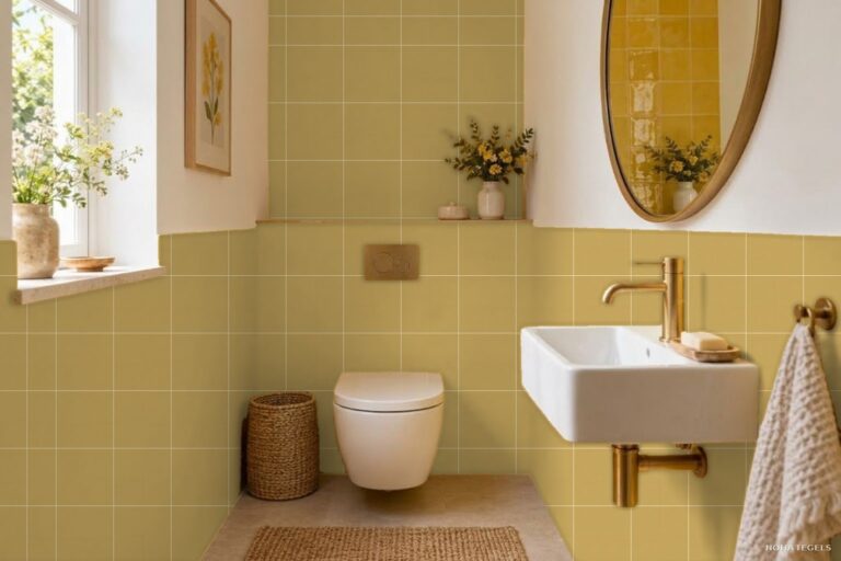 Sfeerfoto Noha Portovenere Mimosa toilet met de echte tegel