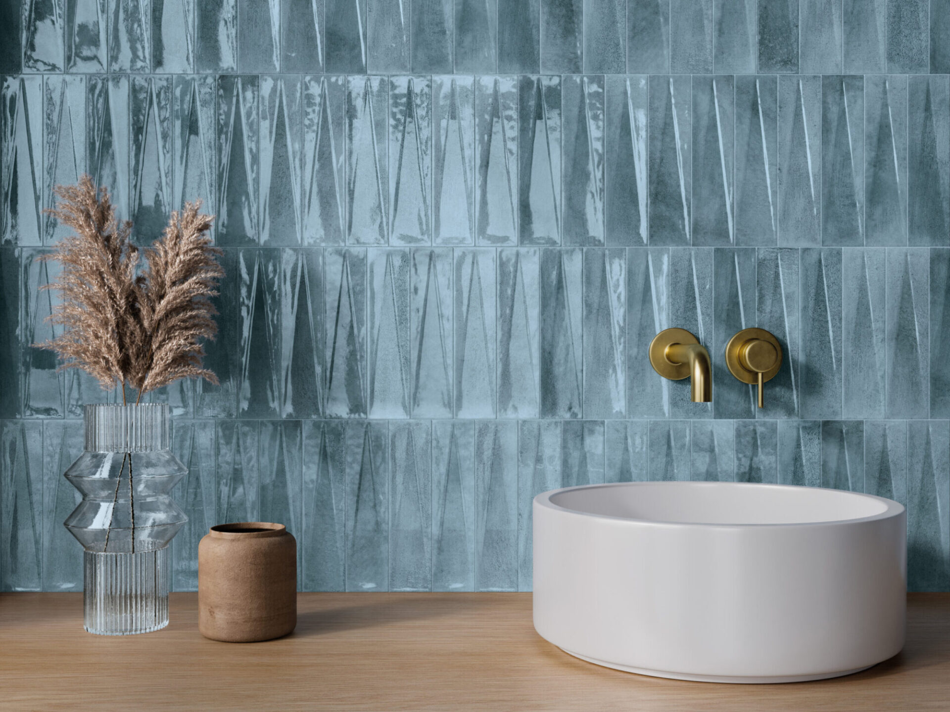 Sfeerfoto Noha Aura Blue / Blue Decor tegels