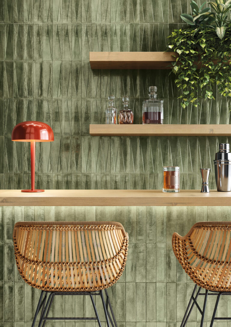 Sfeerfoto Noha Aura Green / Green Decor tegels