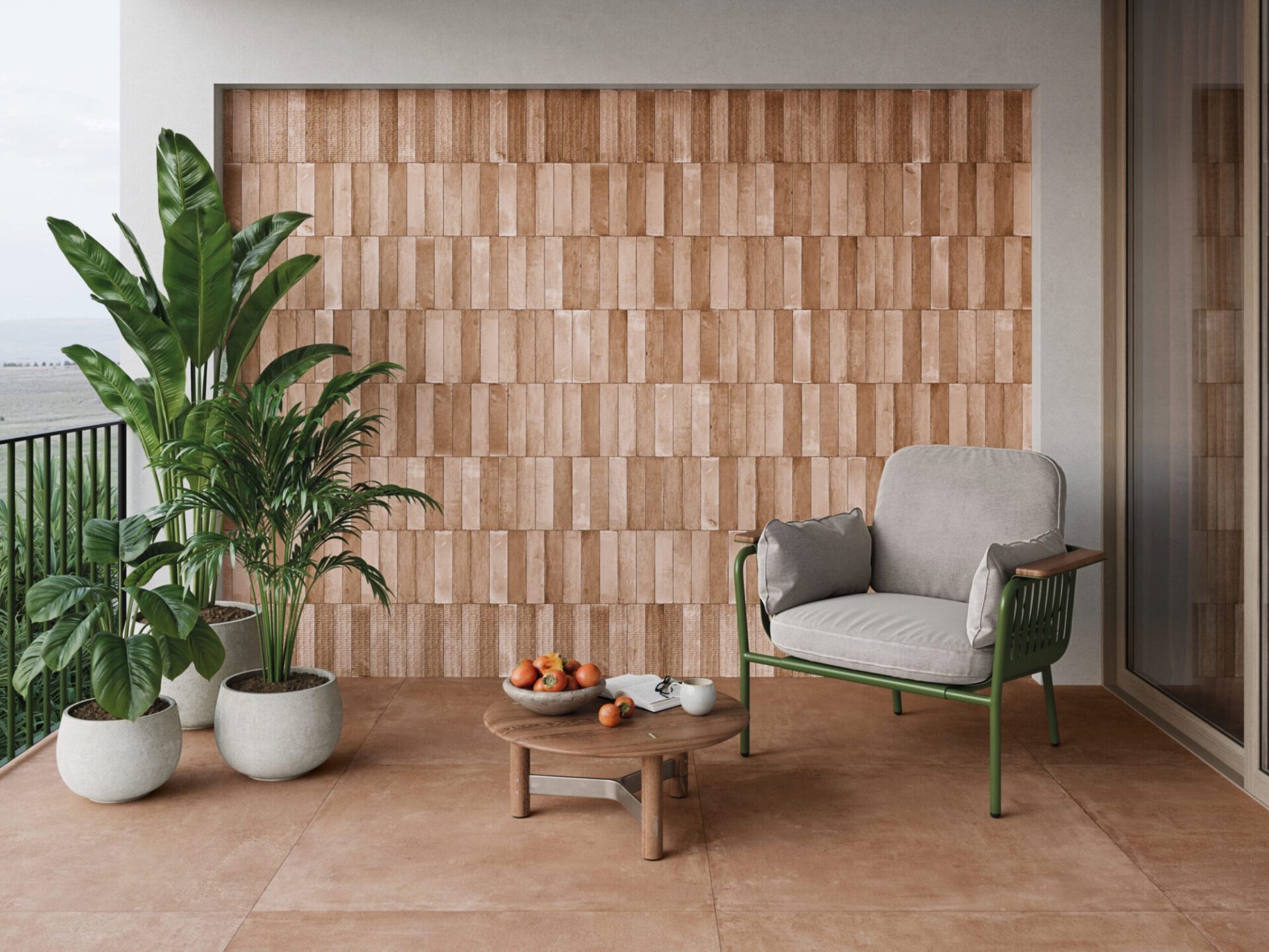 Sfeerfoto Noha Laguna Clay / Clay Decor tegels