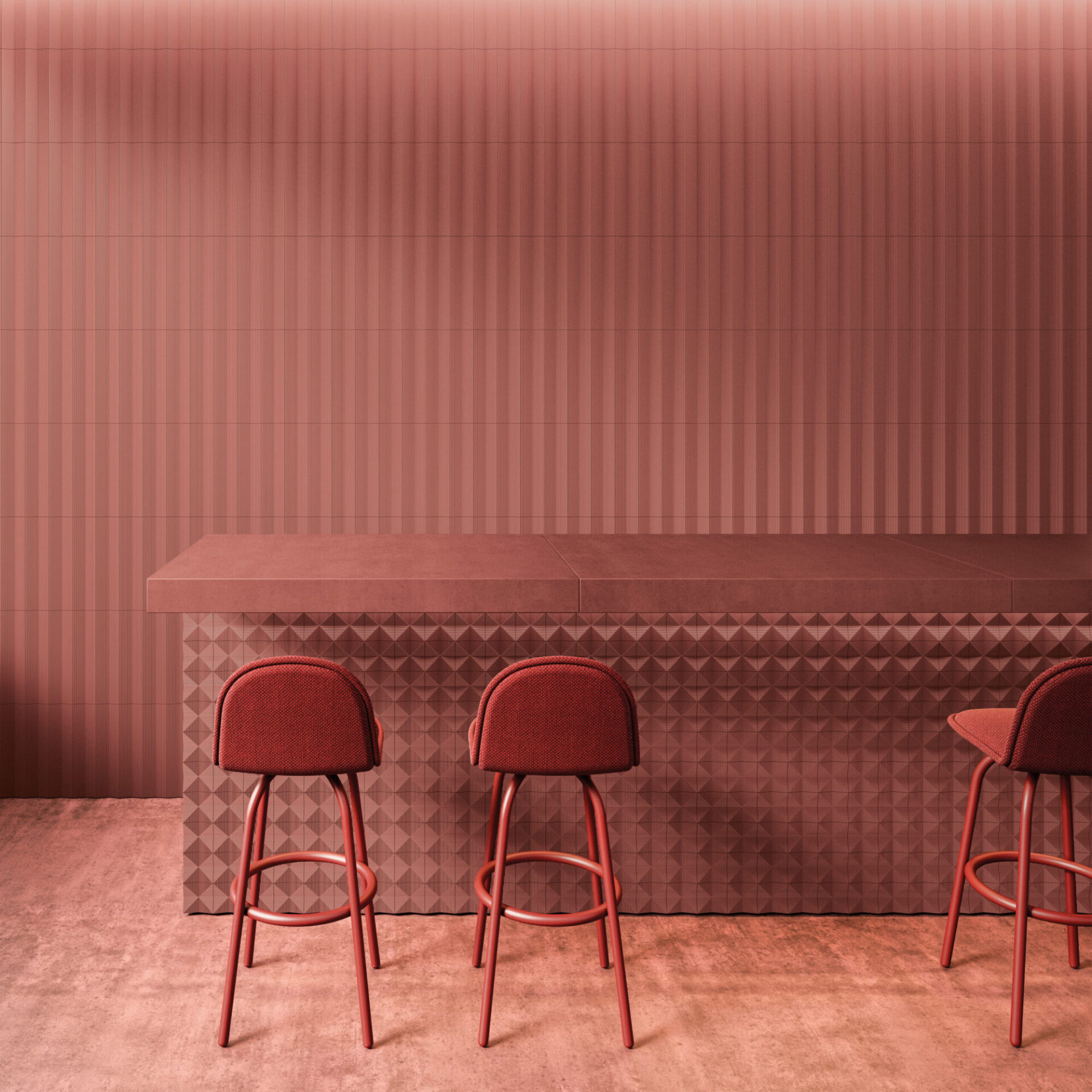 Sfeerfoto Noha Pike Waffle tegels