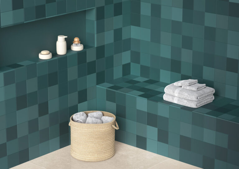 Sfeerfoto Noha Cube Green tegels