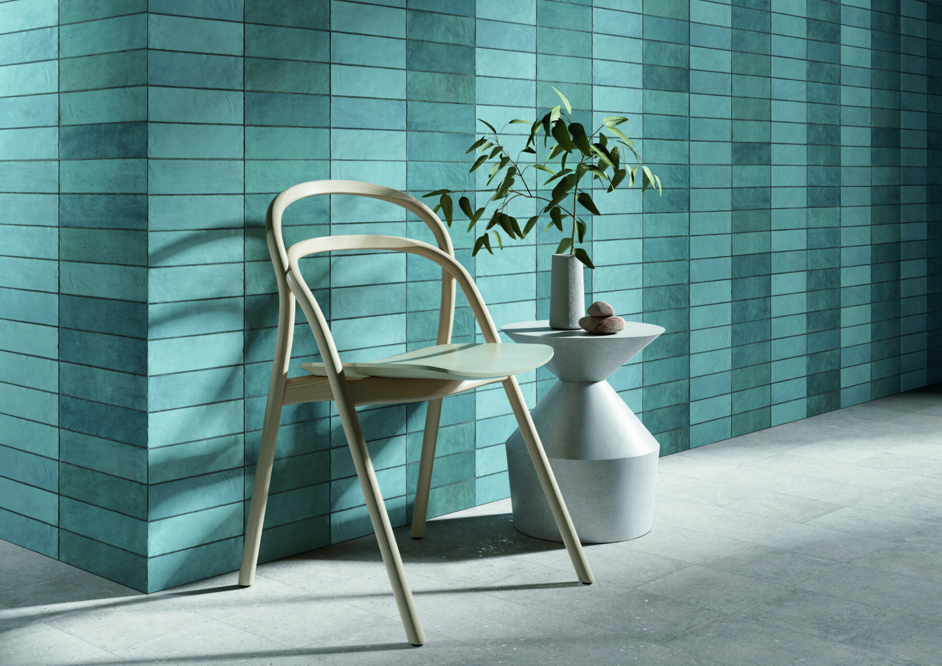 Sfeerfoto Noha Patio Aqua tegels