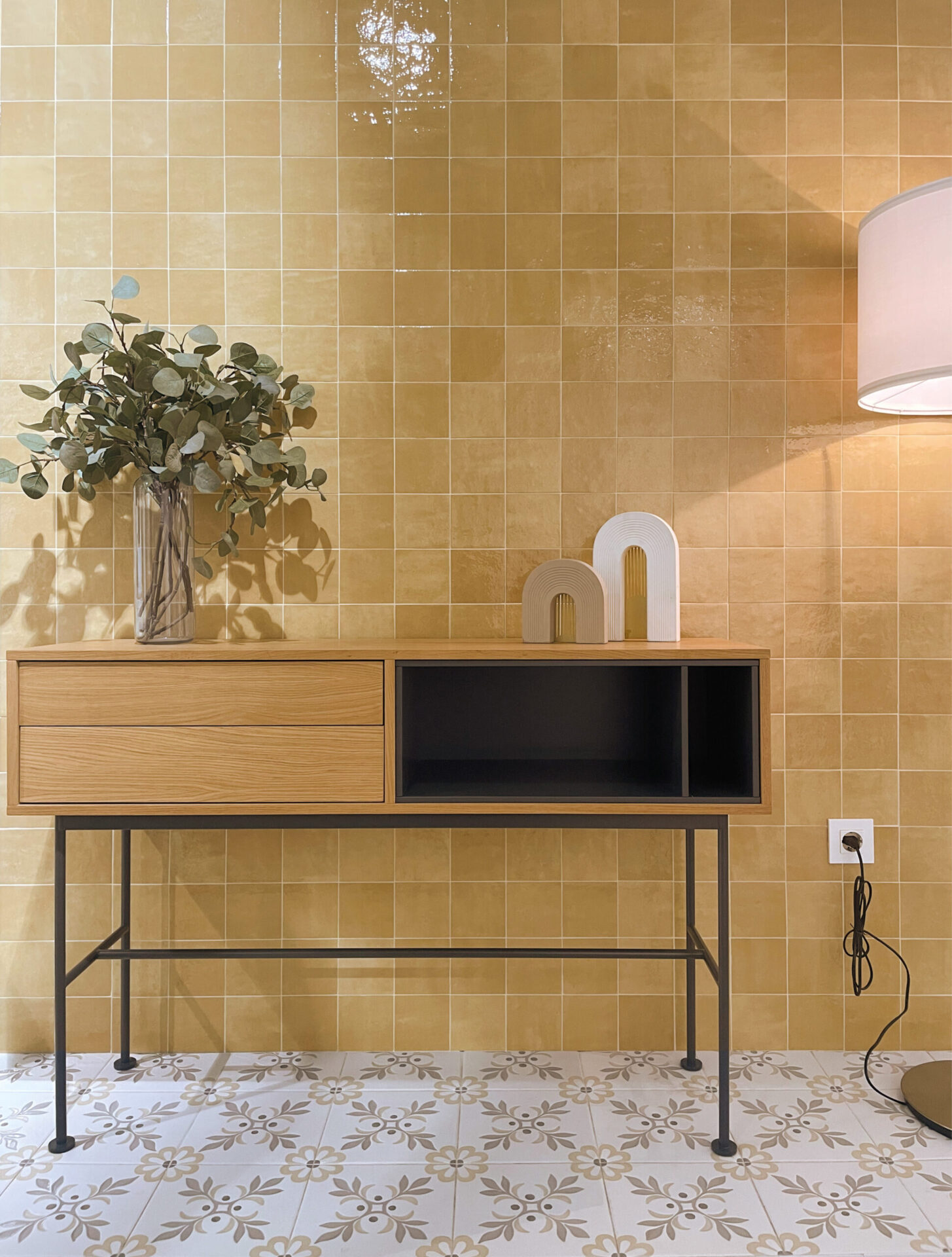 Sfeerfoto Noha Square Gold tegels