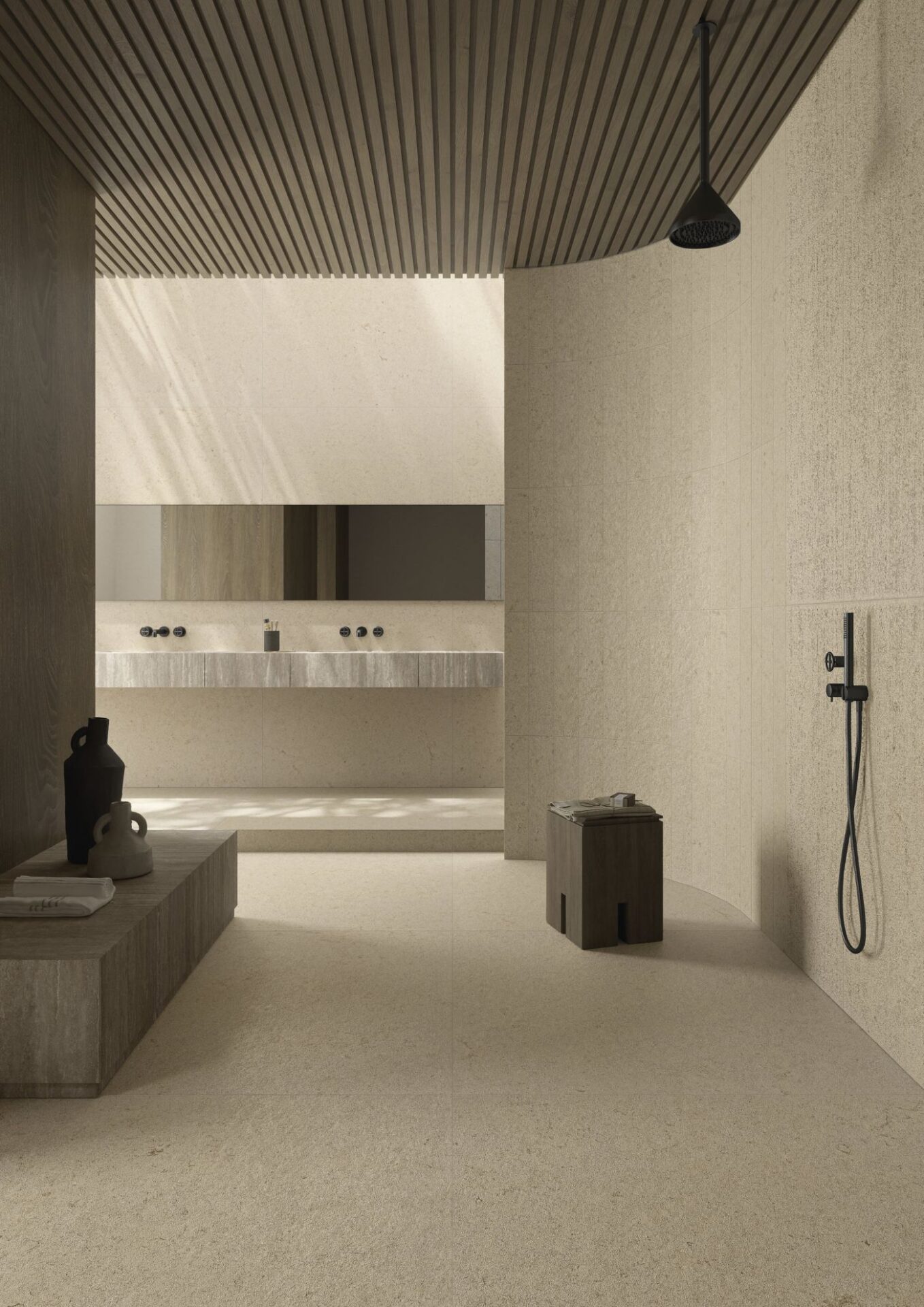 Ariostea Elementae Sabula in een interieur