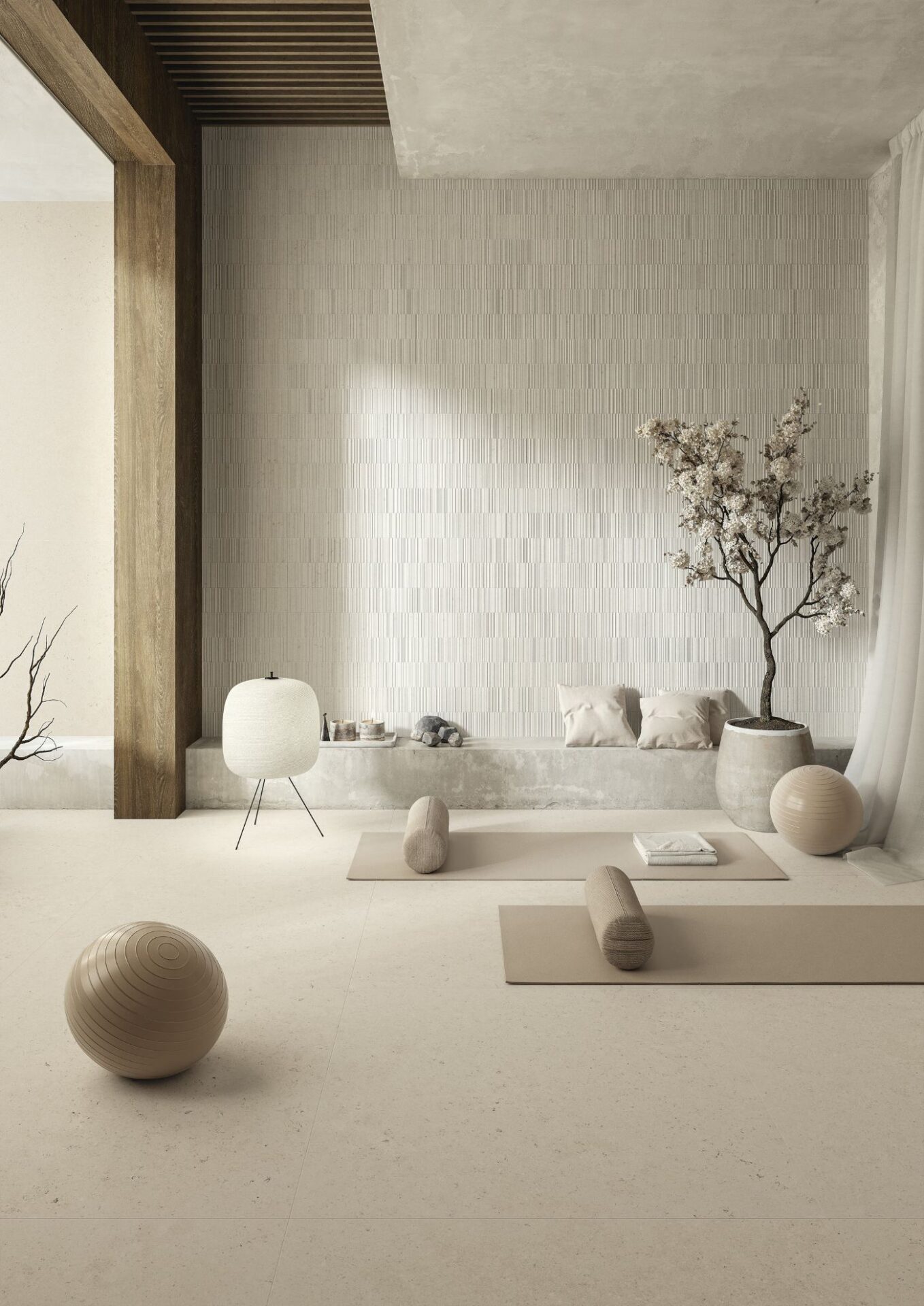 Ariostea Elementae Lumen in een interieur
