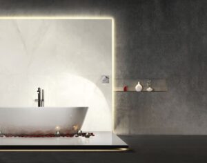 Ariostea Marmi Classici Onice Bianco Extra sfeerfoto