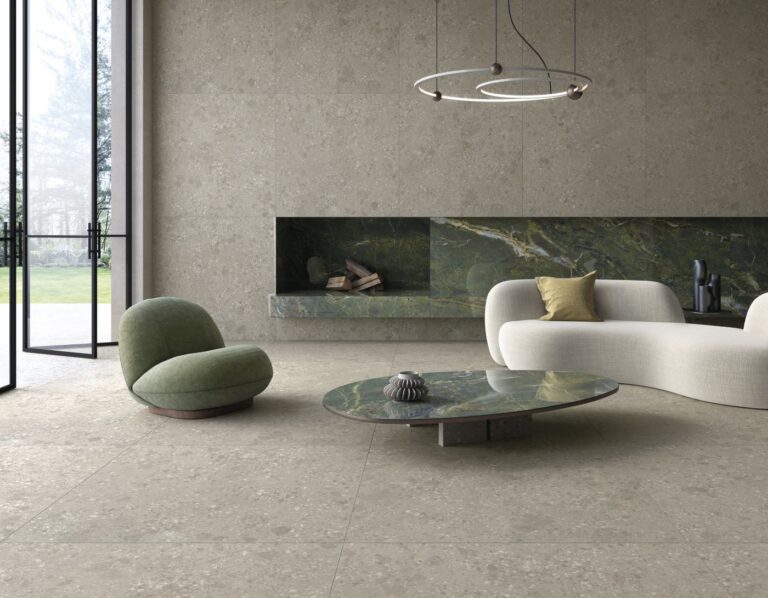 Ariostea Fragmenta tegels in een interieur