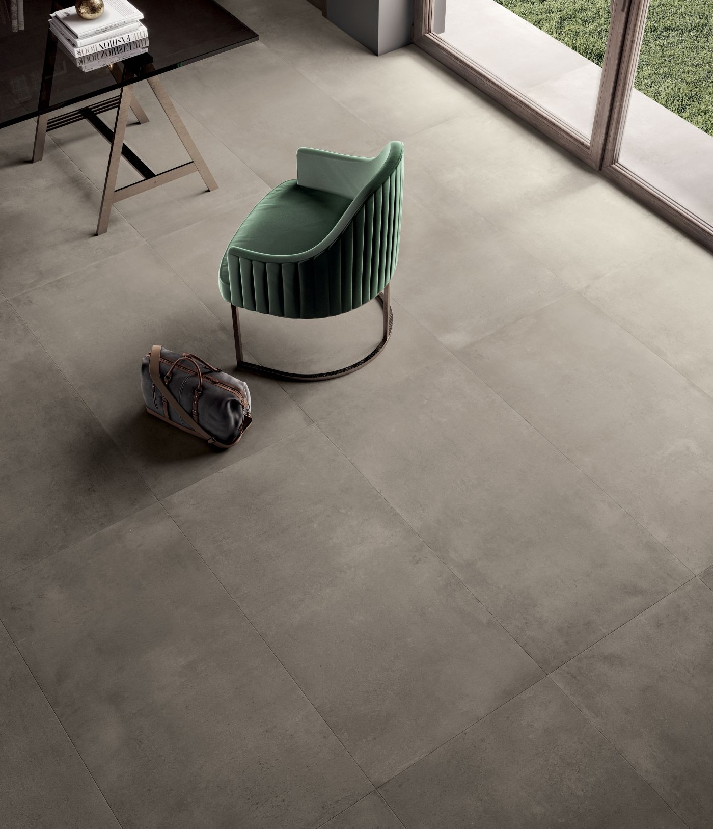 Cercom Infinity Sand in een interieur