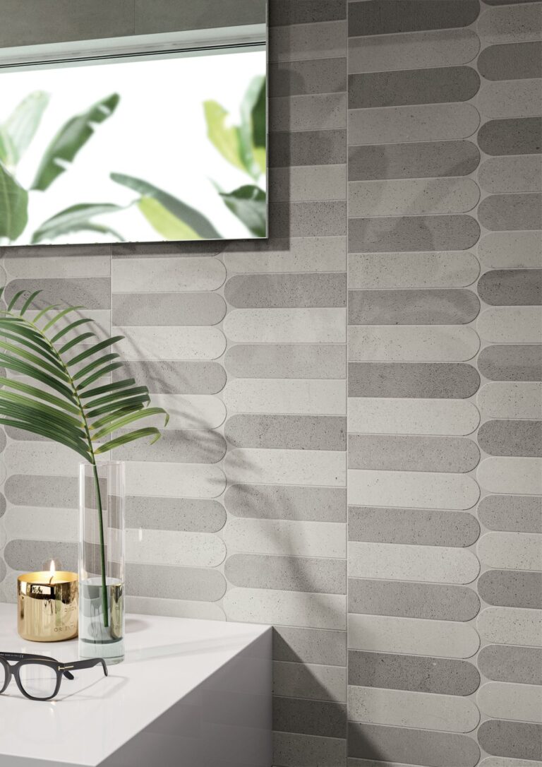 Cercom Infinity Concrete in een interieur