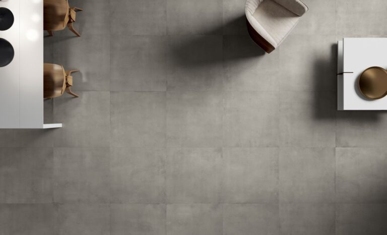 Cercom Infinity Concrete in een interieur