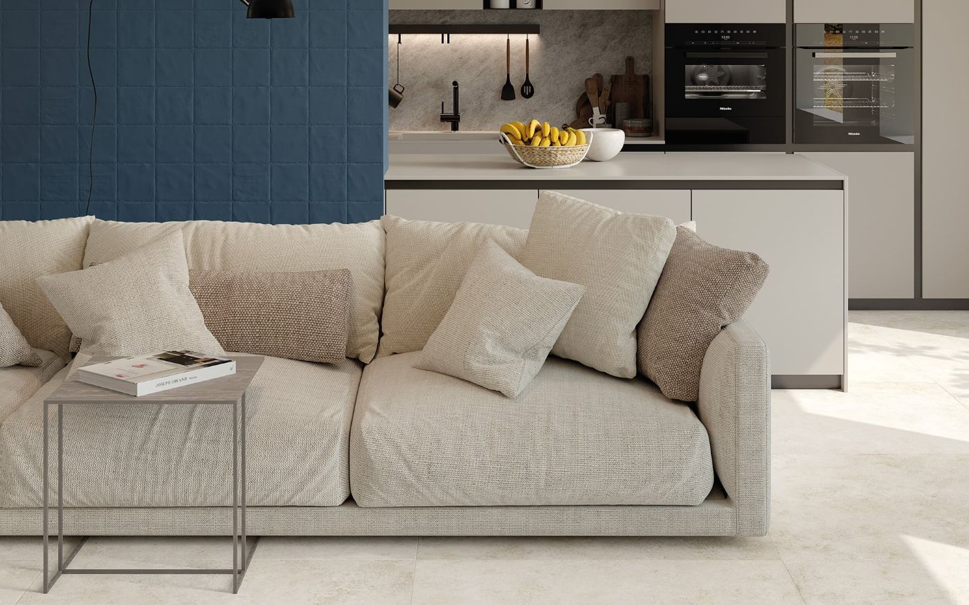 Iris Avista tegels in een interieur