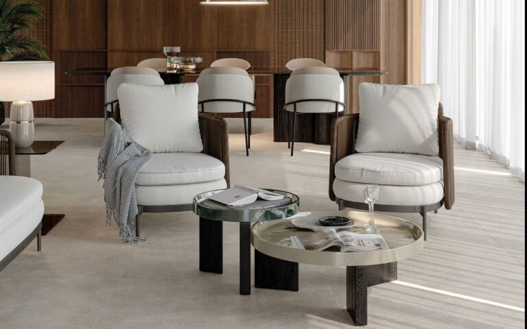 Iris Avista tegels in een interieur