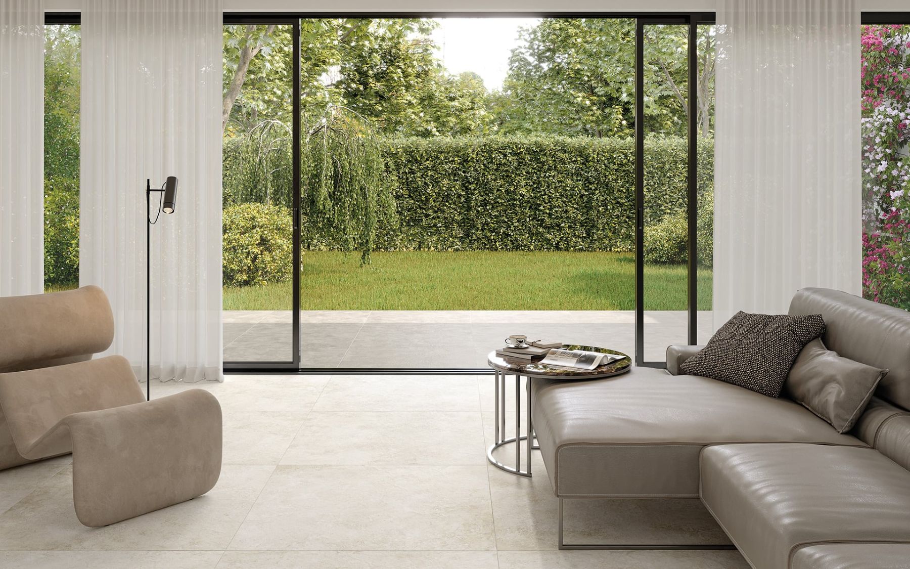Iris Avista tegels in een interieur