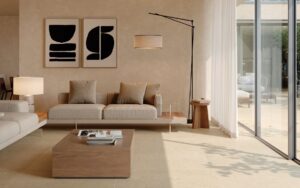 Iris Victorian Stone Limestone Beige sfeerfoto