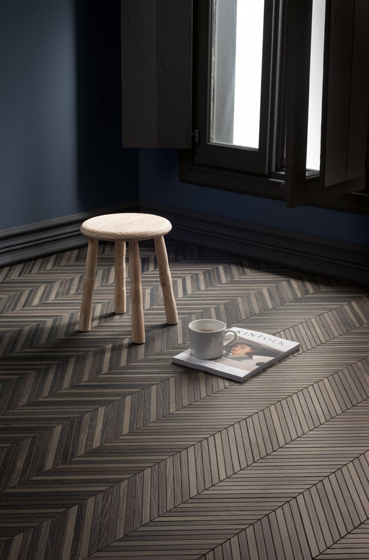 Kronos Les Bois tegels in een interieur
