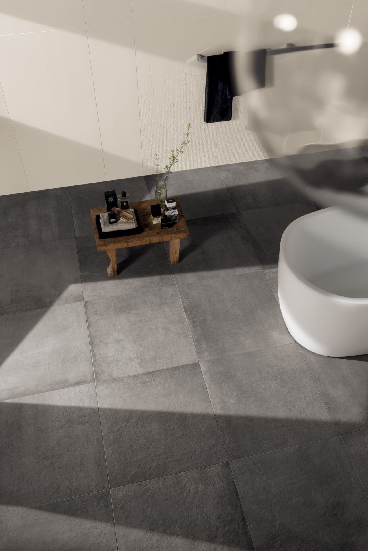 Kronos Talco tegels in een interieur