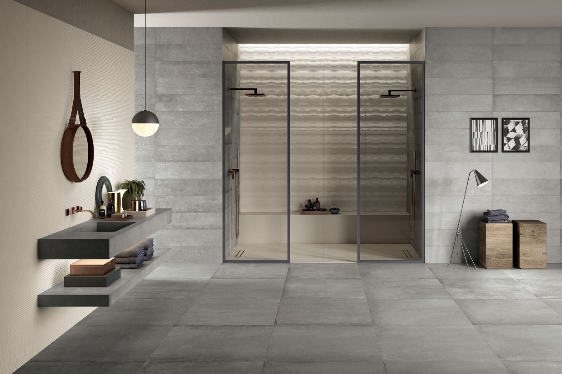 Kronos Talco tegels in een interieur